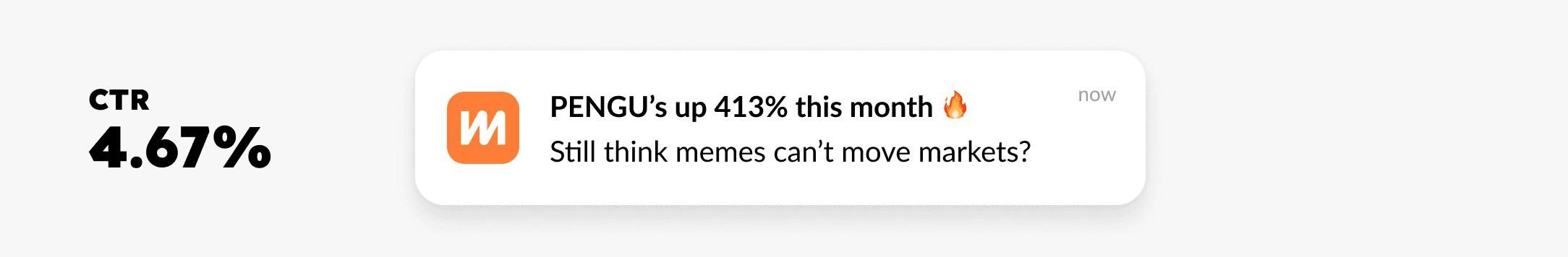 EXMO.com push notification - crypto price update